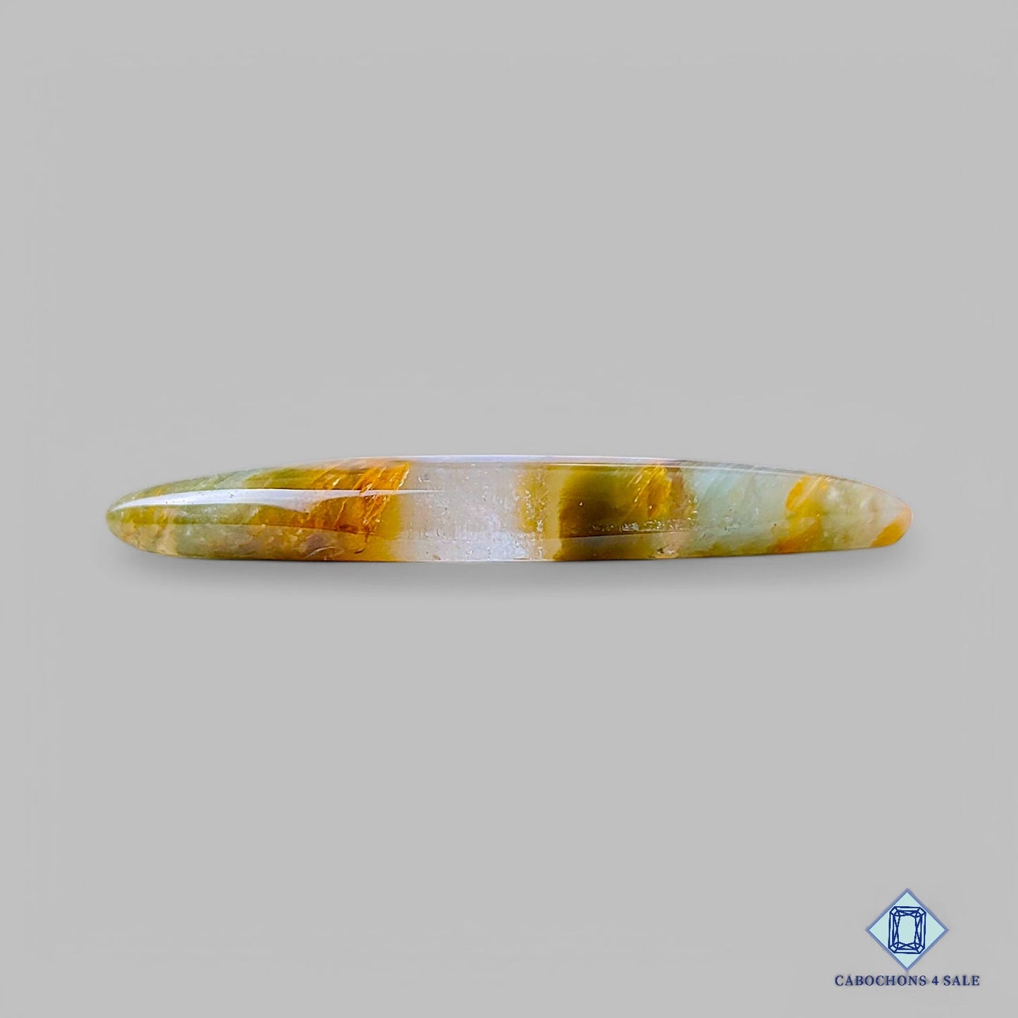 Natural Copper Rutile Quartz Gemstone Marquise Cabochons 49*18*6mm from Brazil available for sale