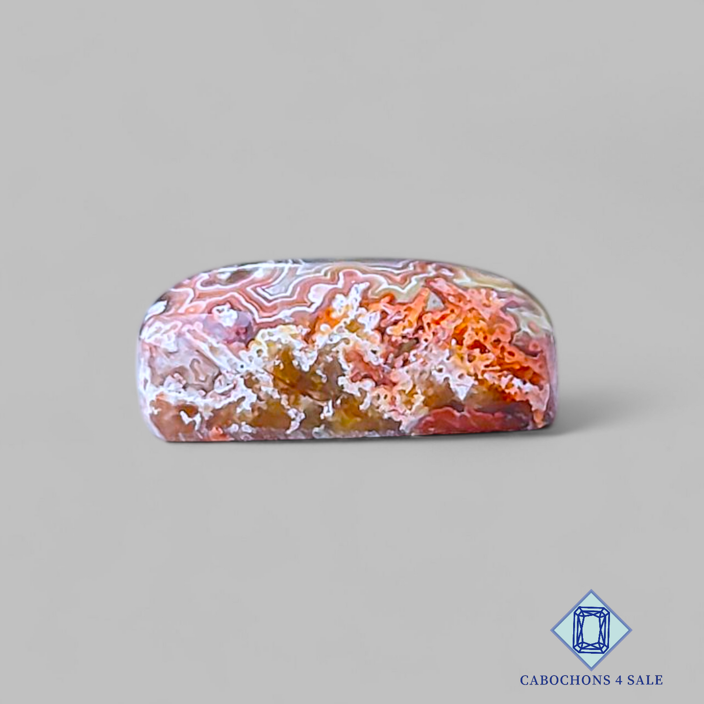 Crazy Lace Agate Rectangle Cabochons