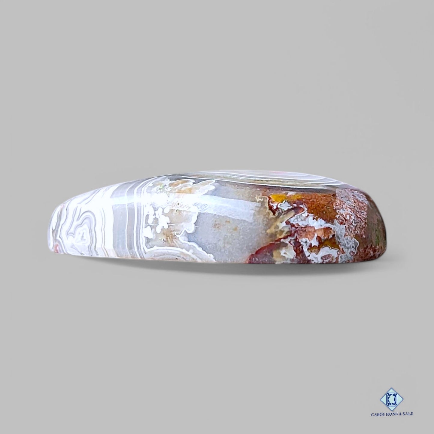 Crazy Lace Agate Pear Cabochons