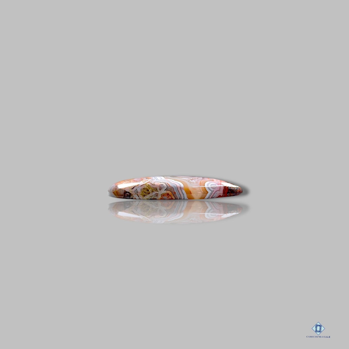 Crazy Lace Agate Pear Cabochons