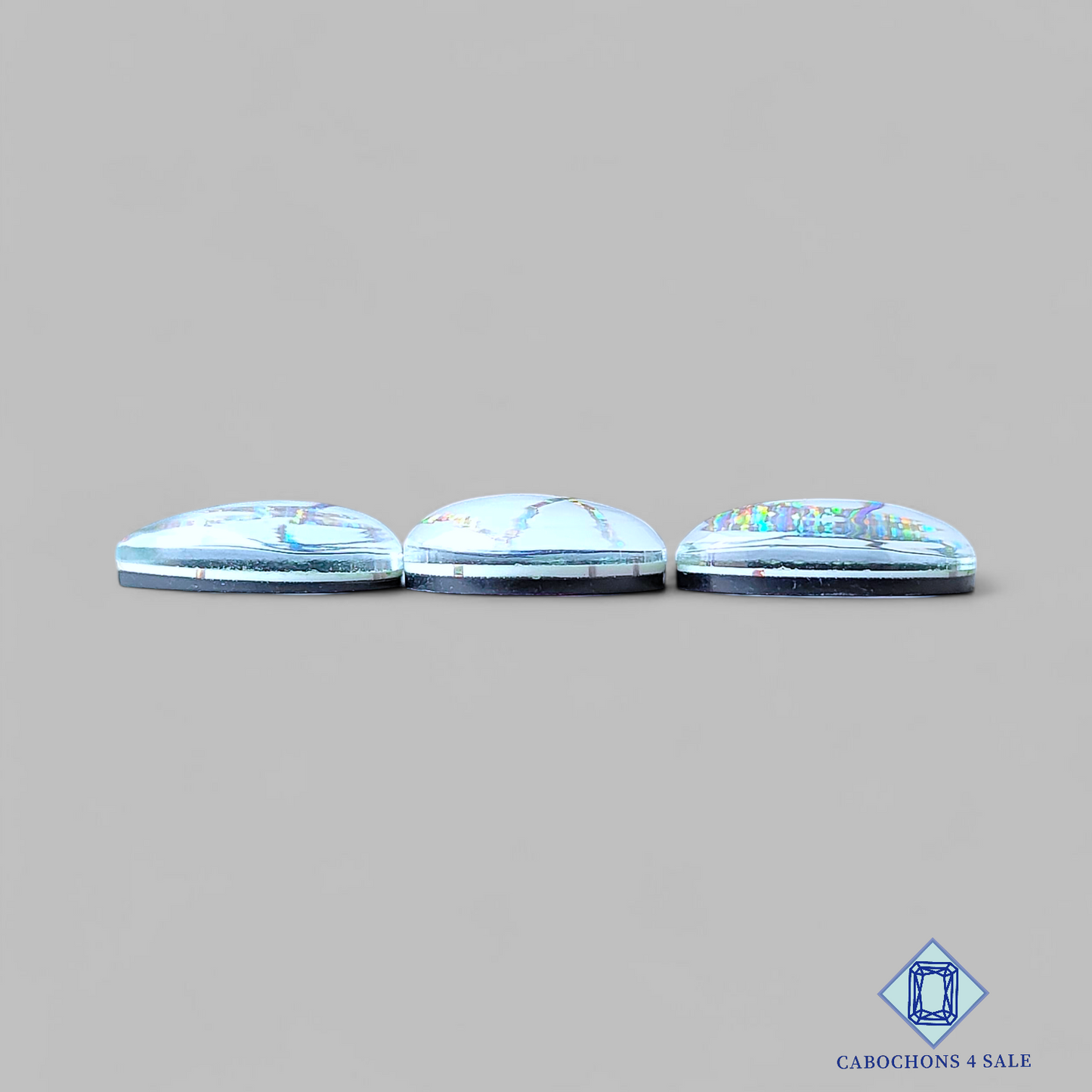 Crystal Quartz Aurora Opal Inlays