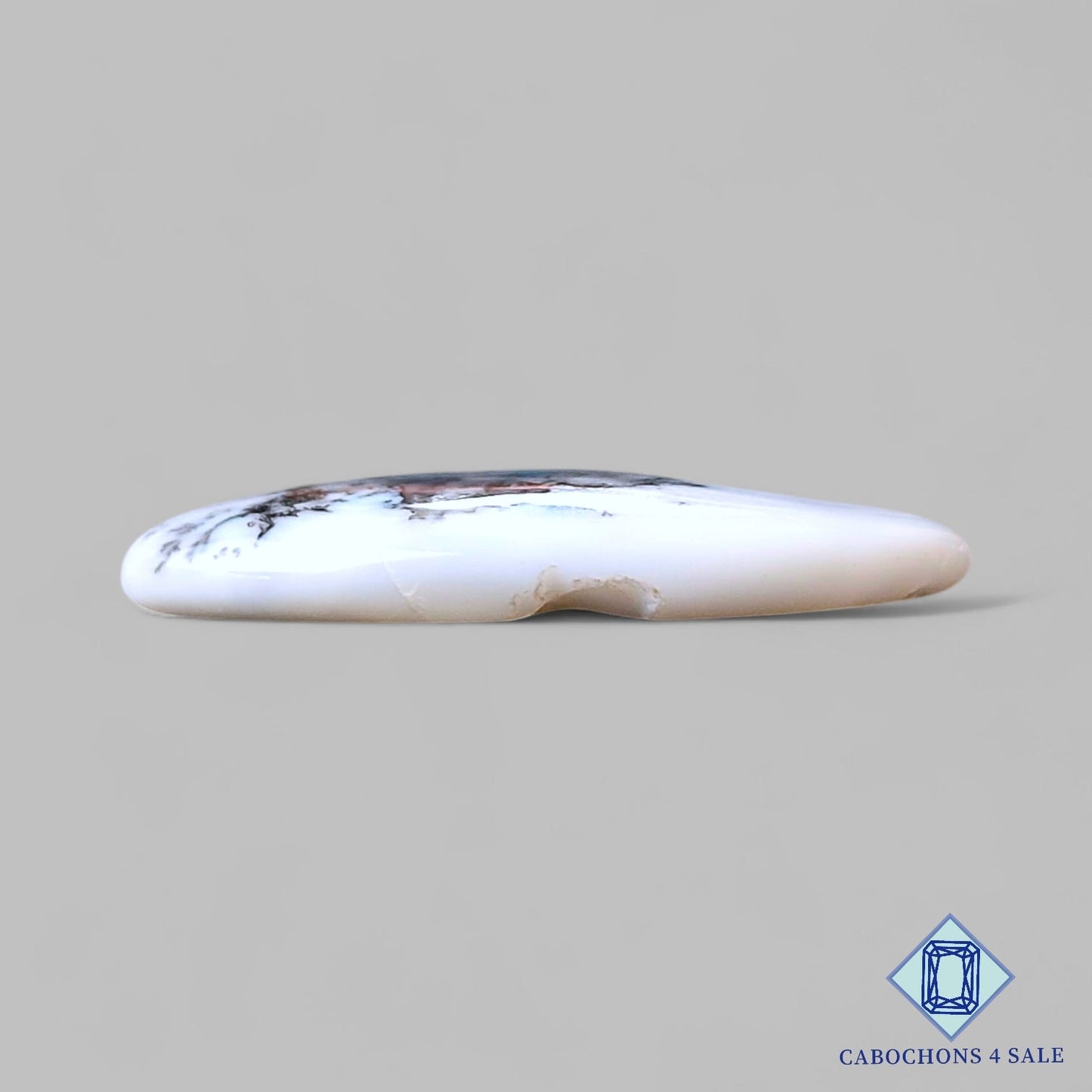 Natural Dendrite Agate Gemstone Oval Cabochons 36*19*5mm from India available for sale