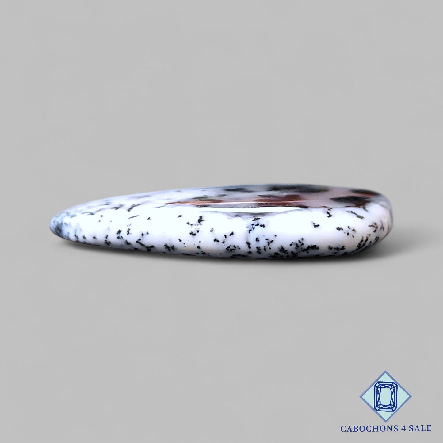 Natural Dendrite Agate Gemstone Pear Cabochons 29*25*4mm from India available for sale