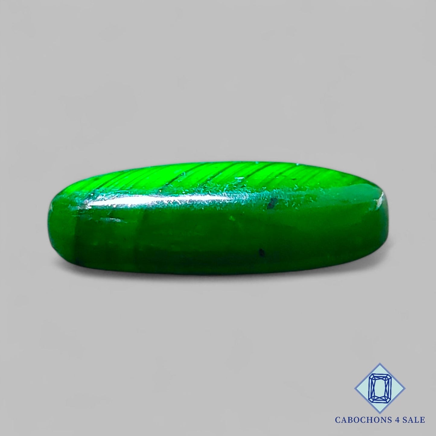 Dyed Green Labradorite Gemstone Oval Cabochons 31*19*7mm available for sale