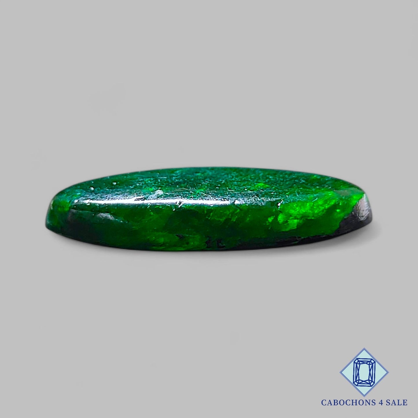 Dyed Green Labradorite Gemstone Oval Cabochons 33*22*6mm available for sale