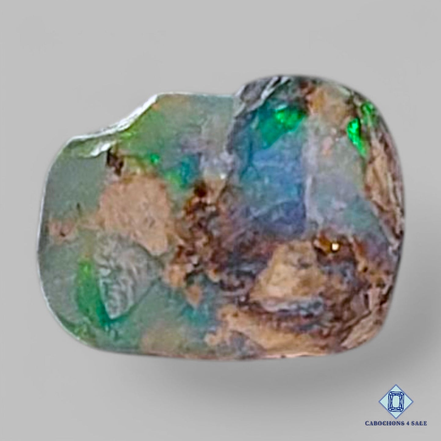 Piedra preciosa de ópalo etíope natural, drusa de fantasía, 12 x 9 x 6 mm, procedente de Etiopía, disponible para la venta.