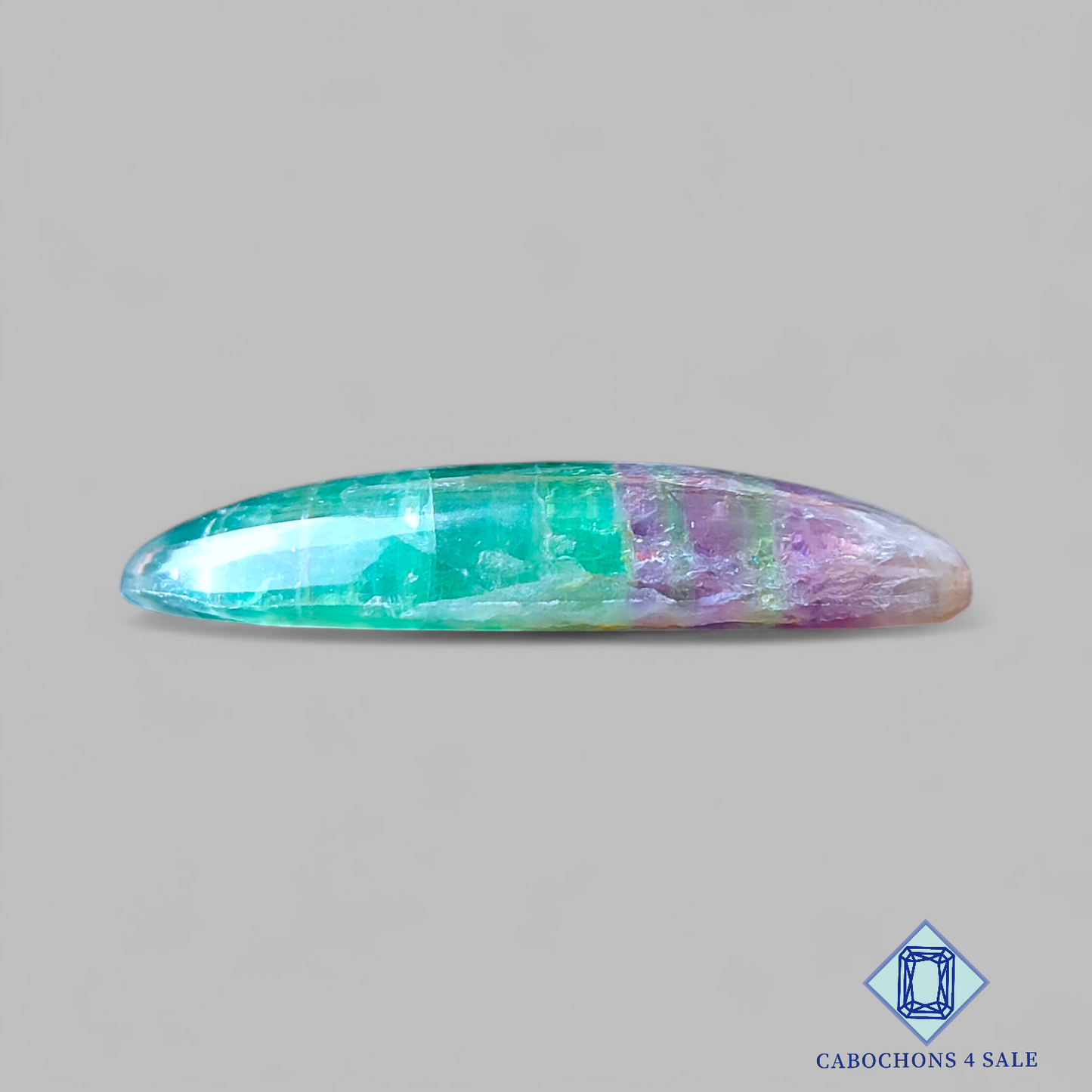 Feather Fluorite Oval Cabochons