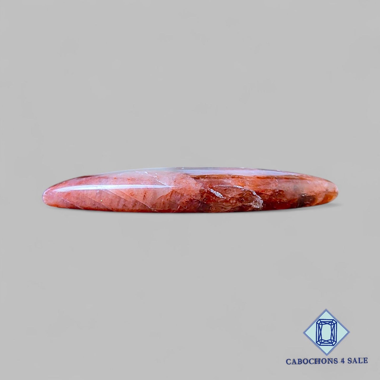 Natural Fire Quartz Gemstone Marquise Cabochons 36*14*5mm from Mexico available for sale