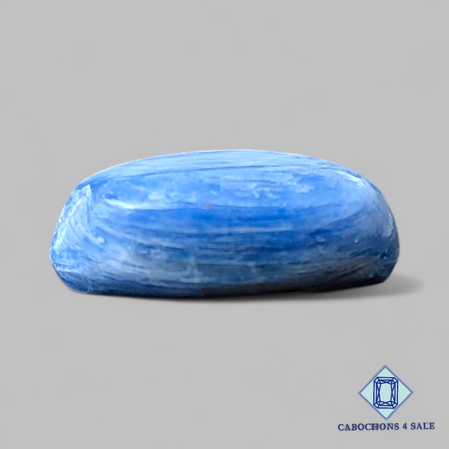 Natural Flashy Blue Kyanite Gemstone Oval Cabochons 18*13*7mm from Brazil available for sale