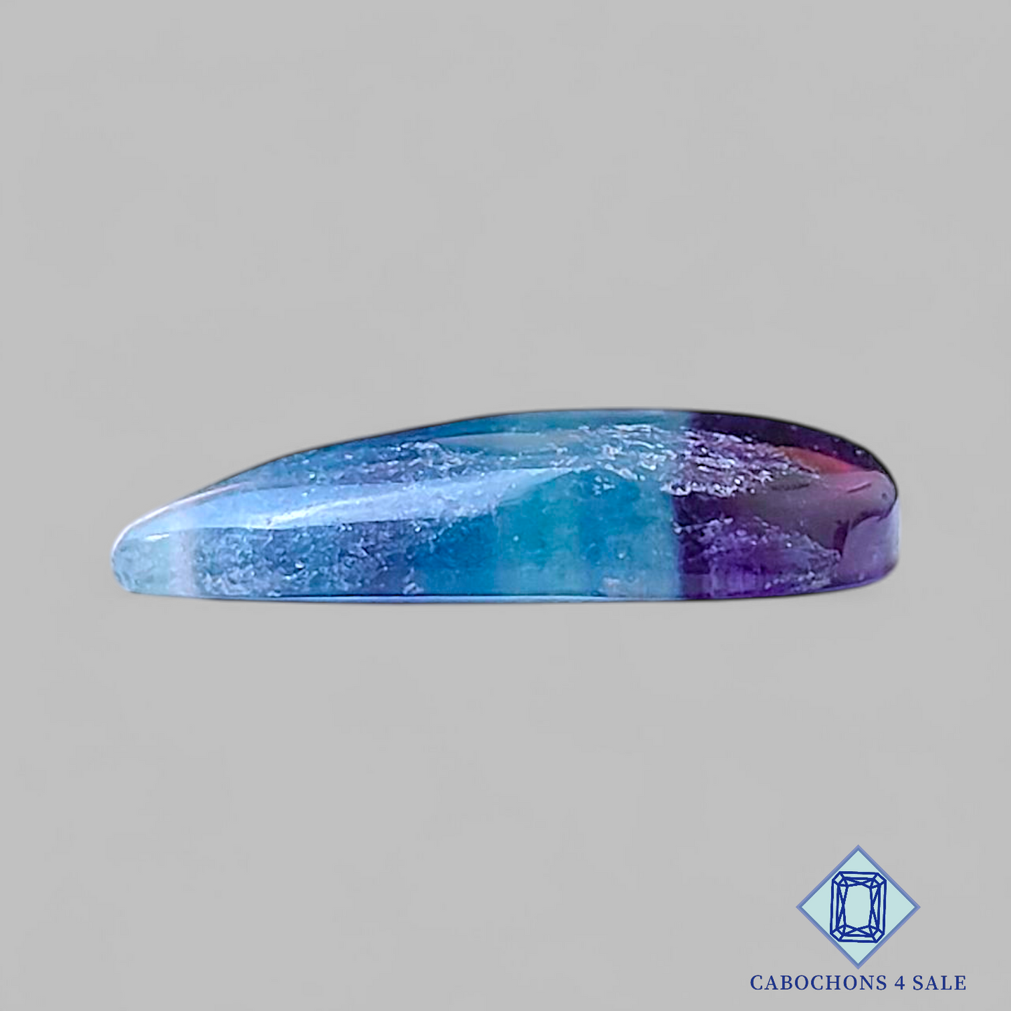 Fluorite Pear Cabochons 21*14*4mm