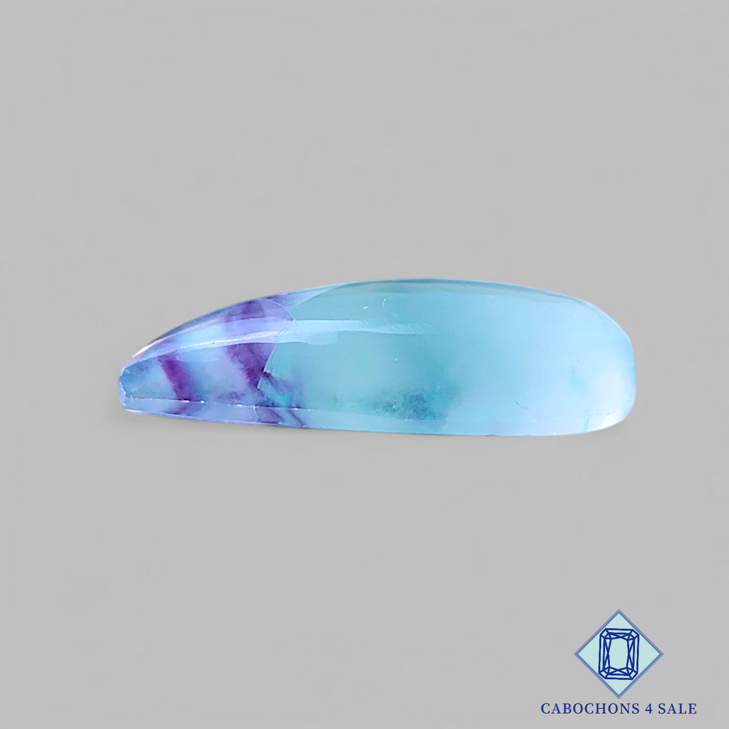 Fluorite Pear Cabochons 31*15*8mm