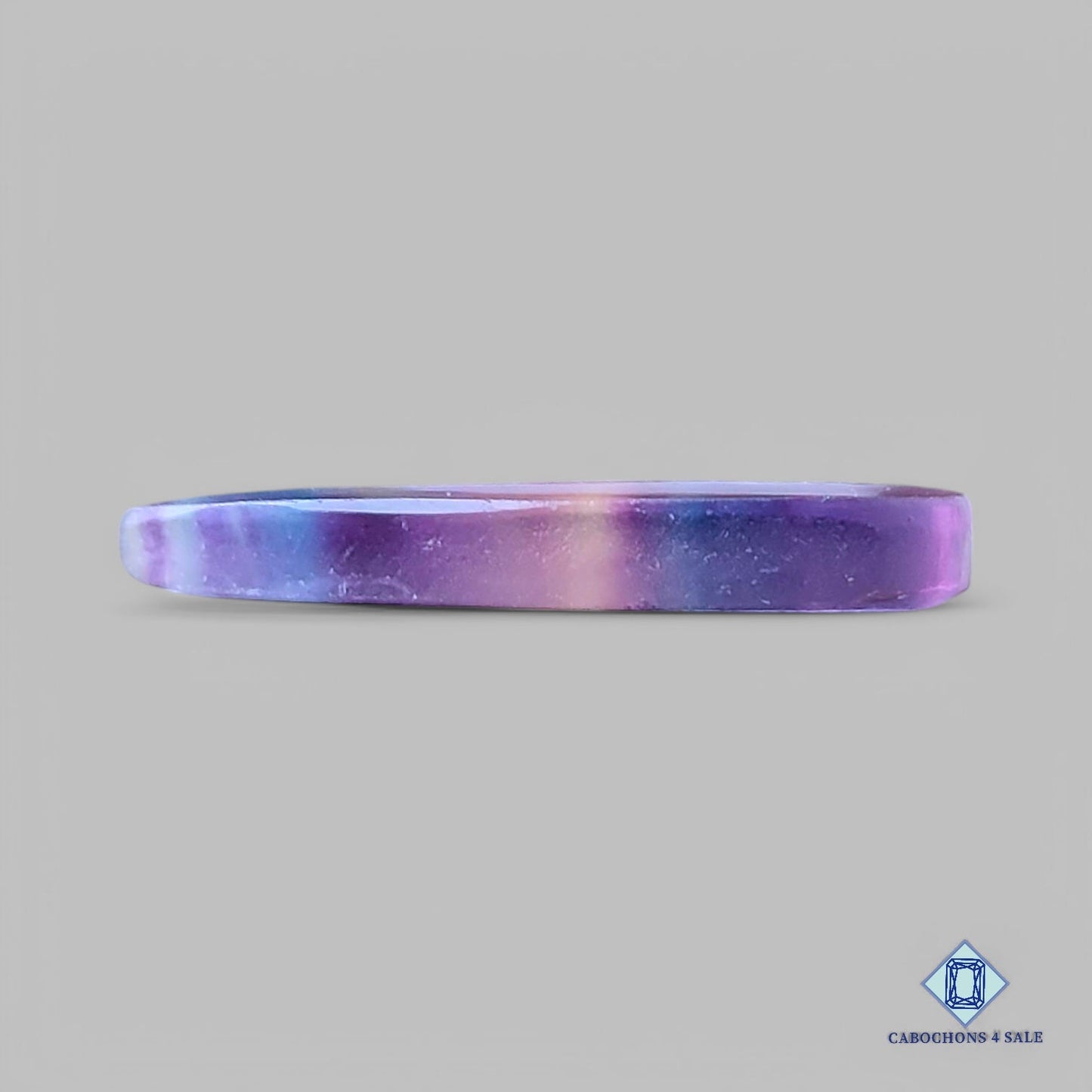 Cabujones de fluorita natural en forma de pera de 26 x 11 x 4 mm, de México, disponibles para la venta.