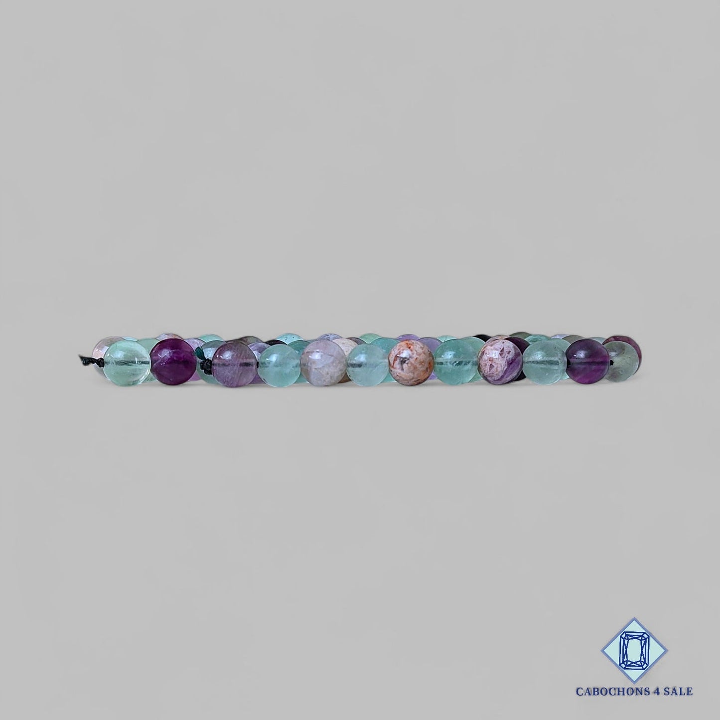 Natural Fluorite Gemstone Round Beads 15.5 inch*8mm from Mexico available for sale
