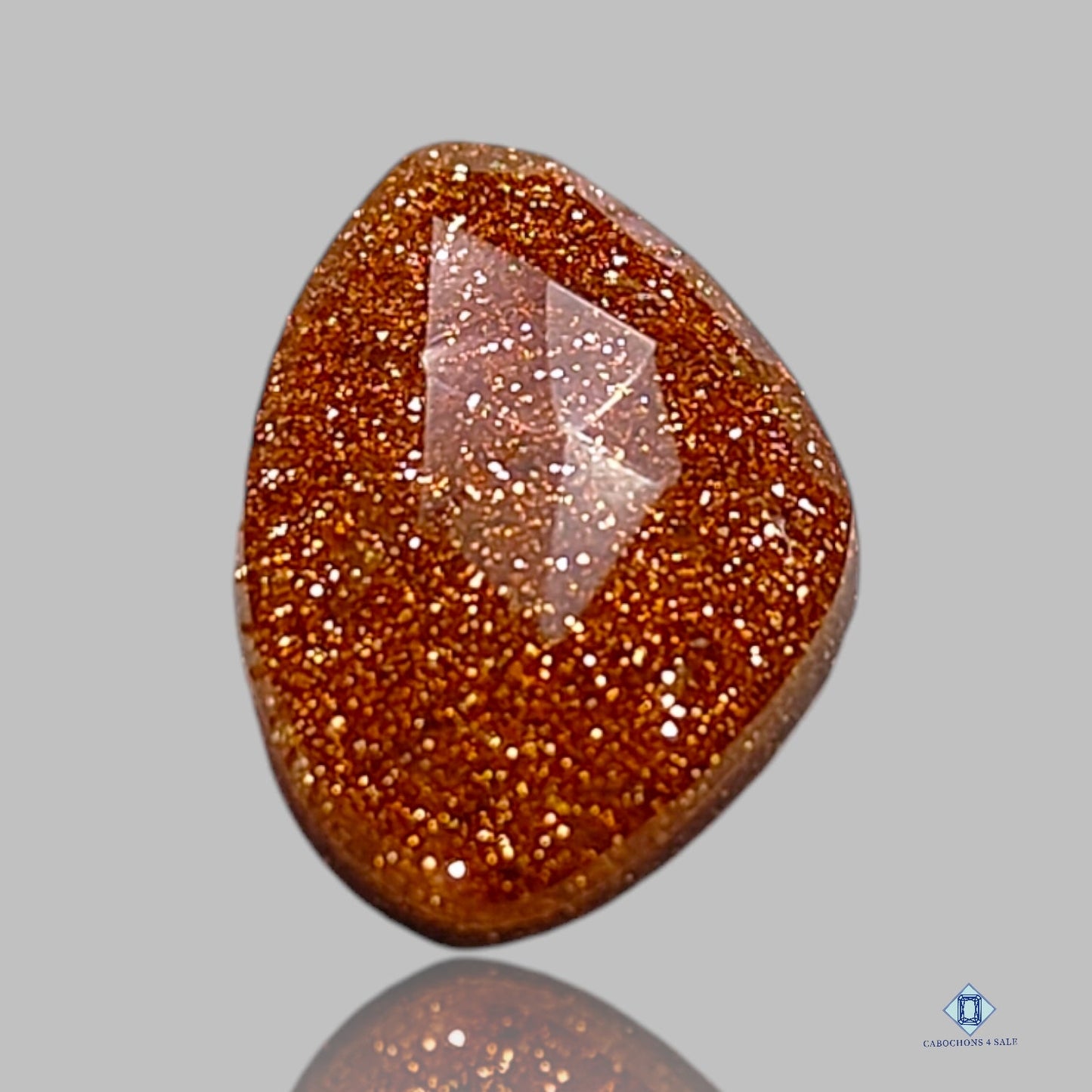 Gold Stone + Crystal Quartz Doublets Fancy Doublets