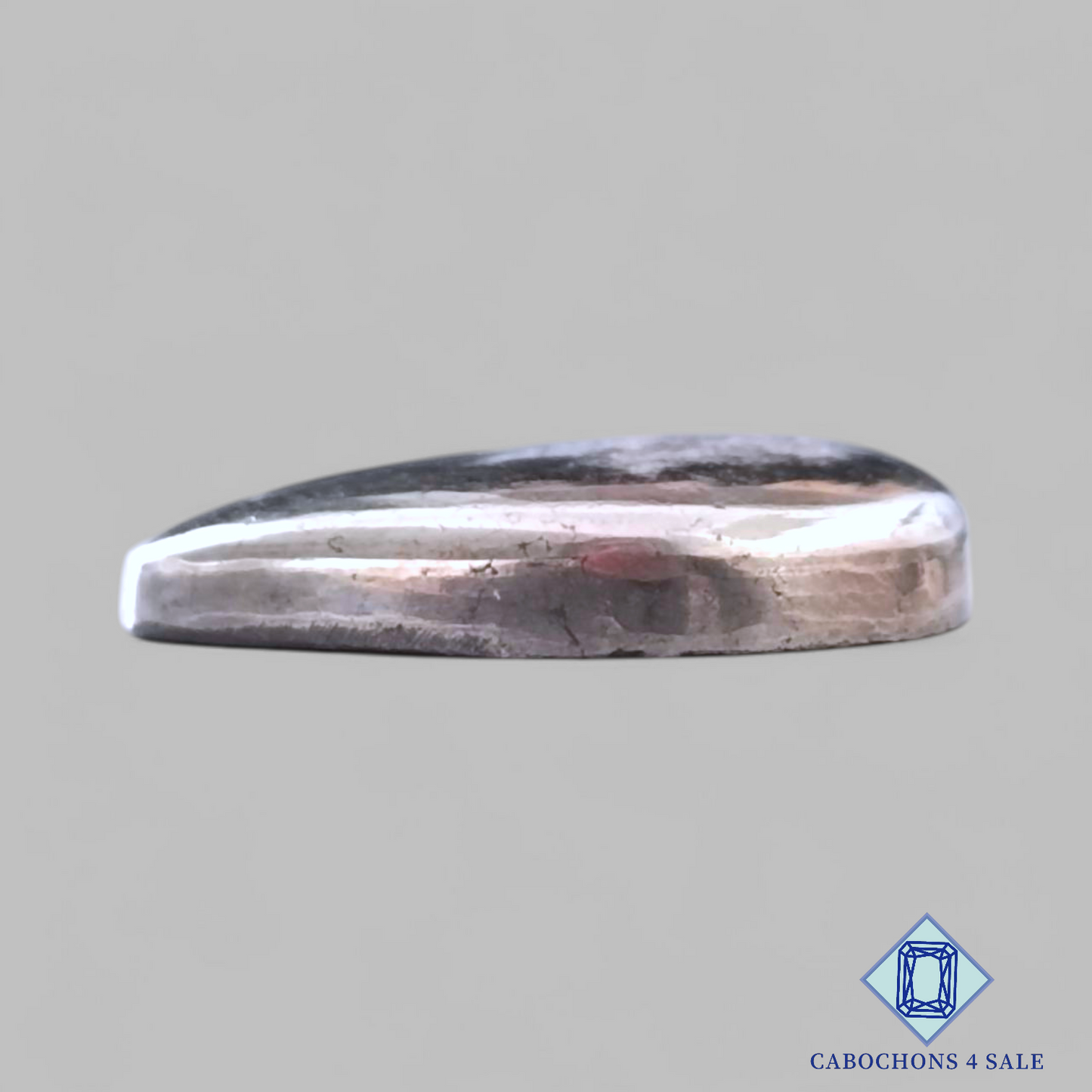 Cabujones de pirita dorada en forma de pera, 20 x 17 x 4 mm