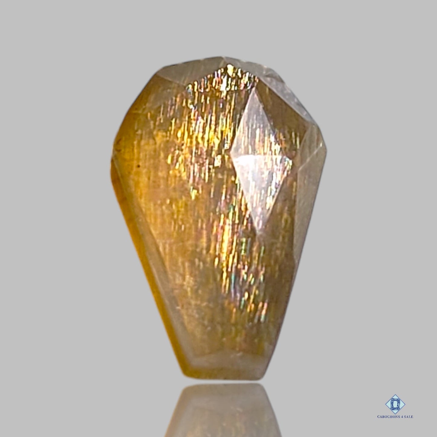 Golden Shine + Crystal Quartz Doublets Coffin Doublets