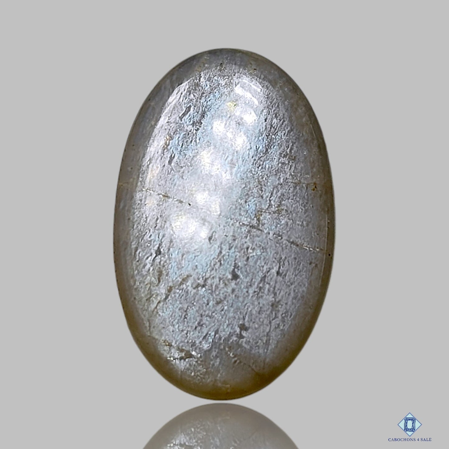 Grey Moonstone Oval Cabochons