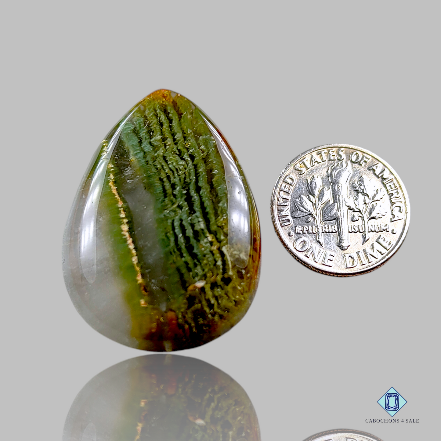 Green Cacoxenite Rutile