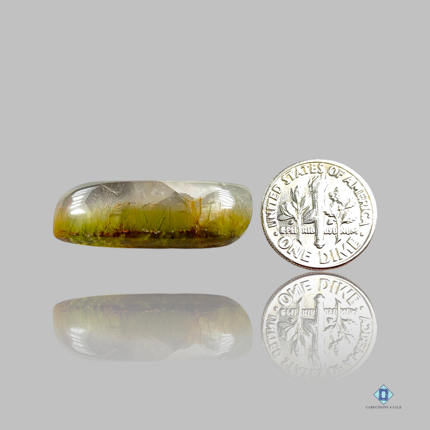 Green Cacoxenite Rutile