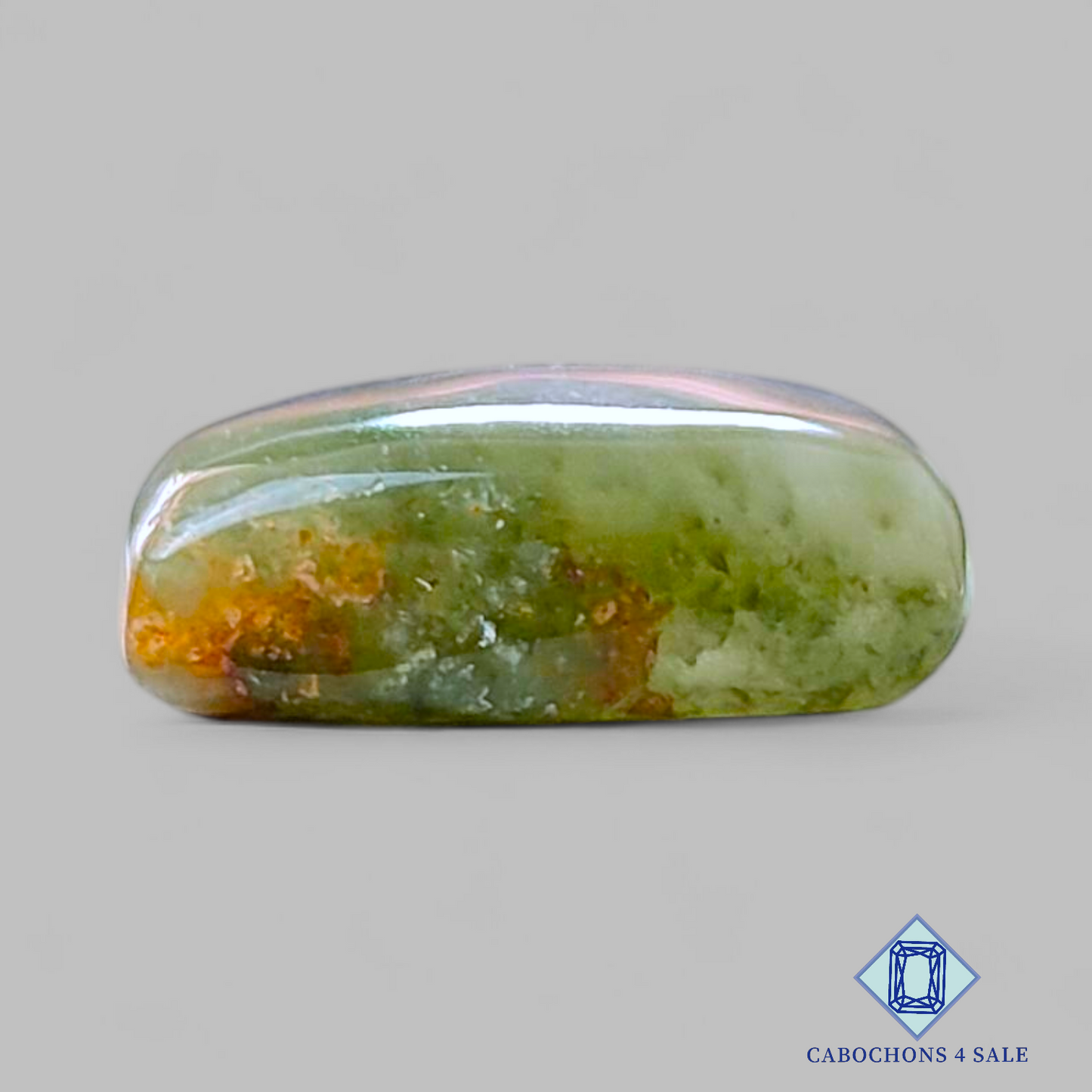 Green Cacoxenite Rutile Quartz Fancy Cabochons