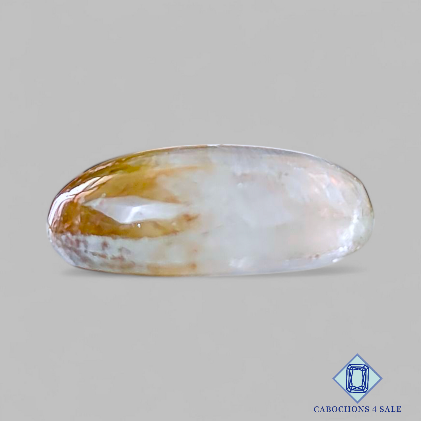 Green Cacoxenite Rutile Quartz Round Cabochons 17*6mm