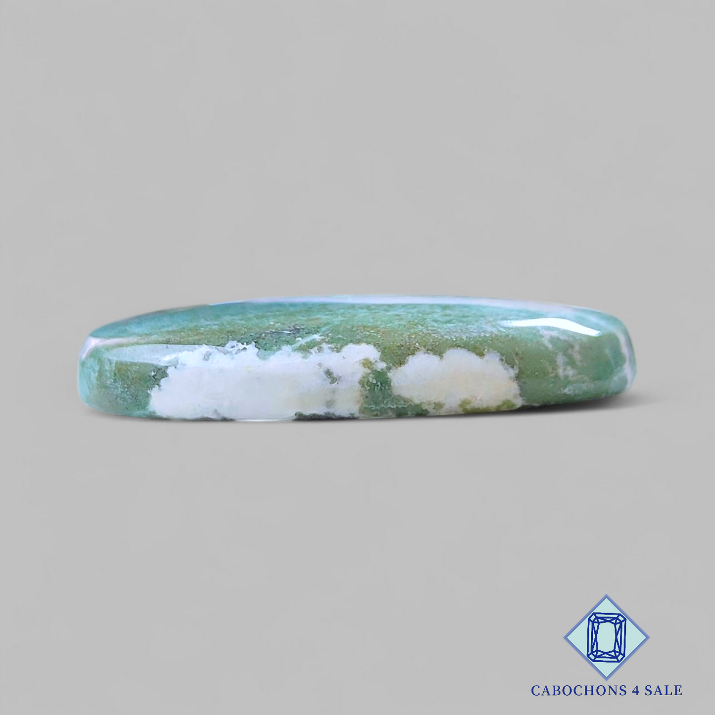 Green Zebra Jasper Oval Cabochons 34*23*6mm