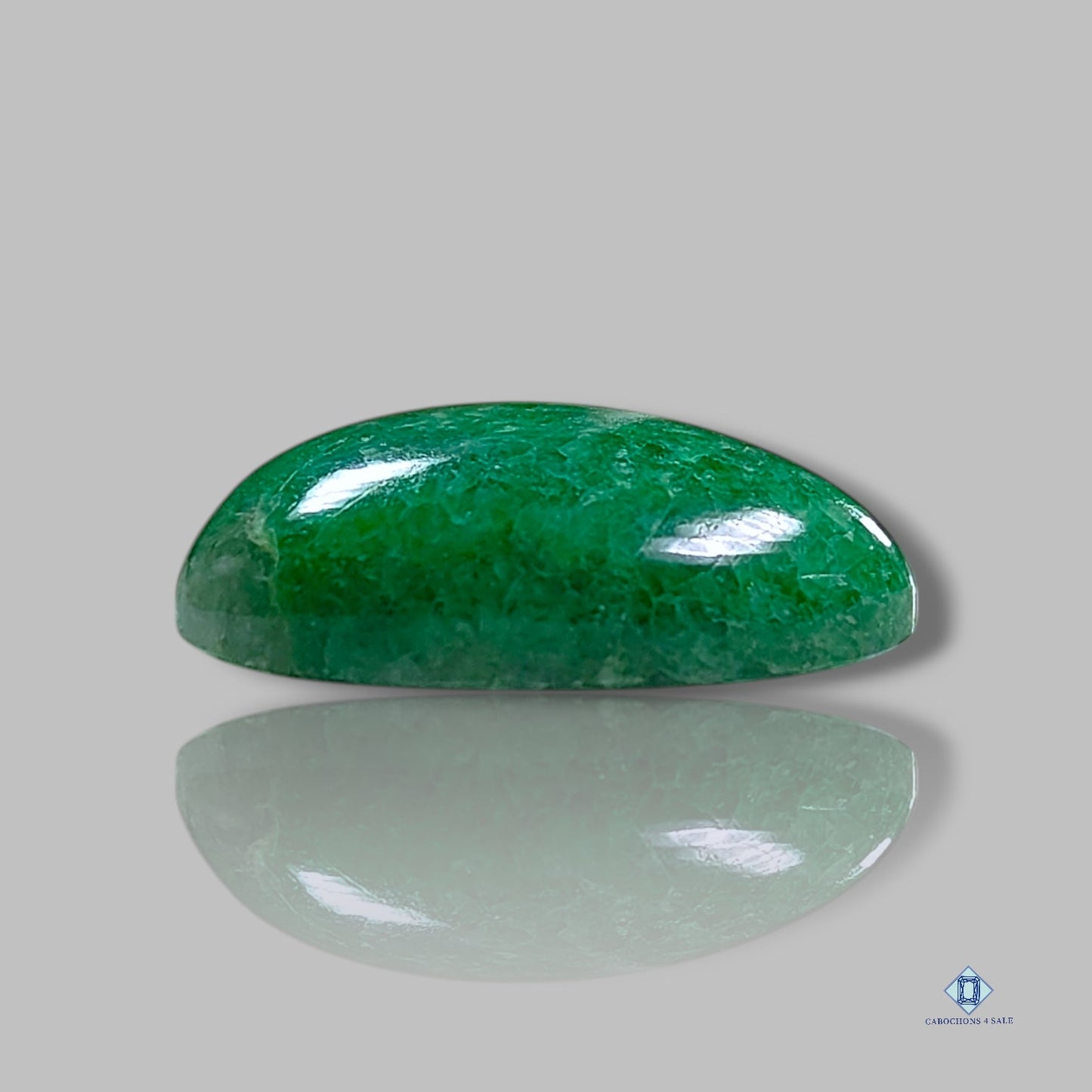 Cabujones de fantasía de jade verde