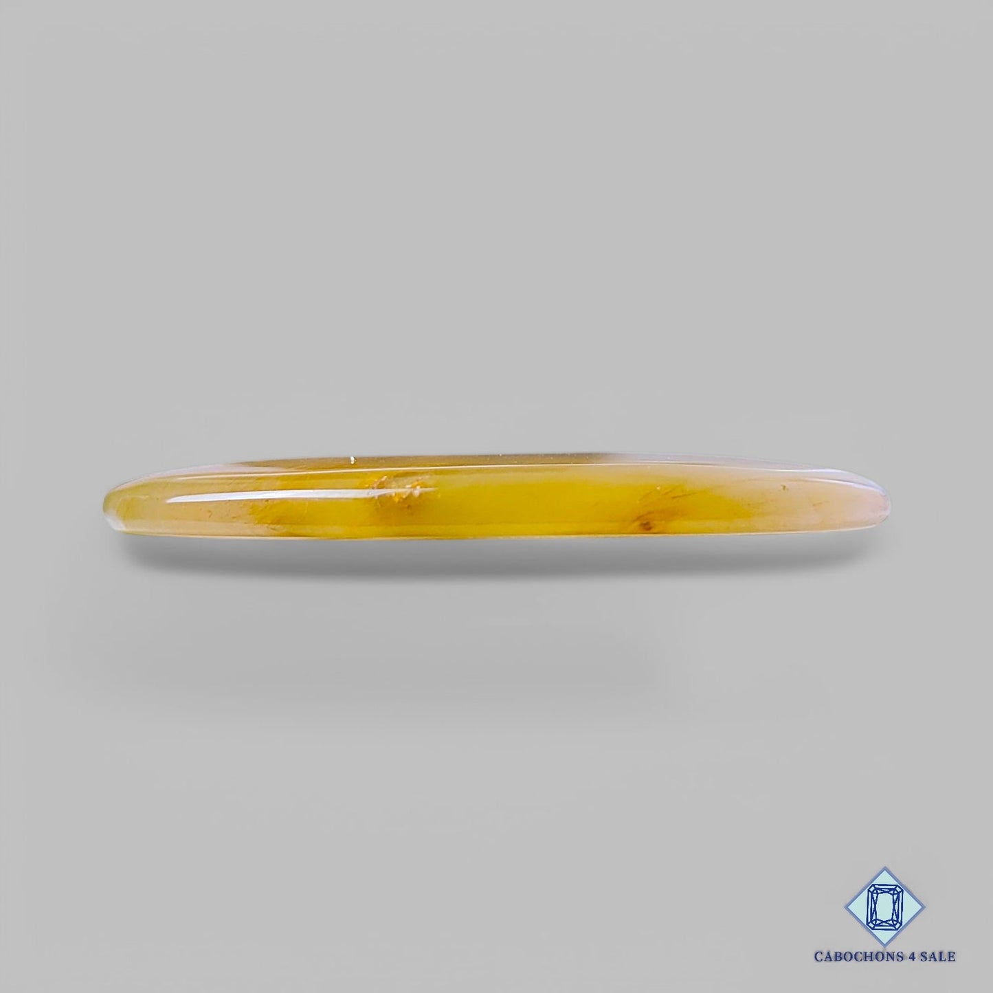 Natural Green Rutile Quartz Gemstone Oval Cabochons 41*17*4mm from Brazil available for sale