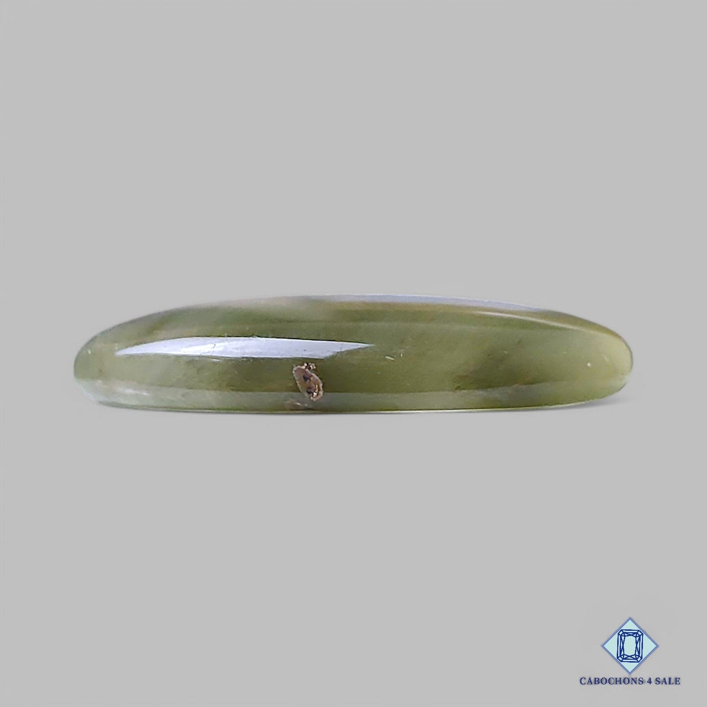 Natural Green Rutile Quartz Gemstone Oval Cabochons 28*18*5mm from Brazil available for sale
