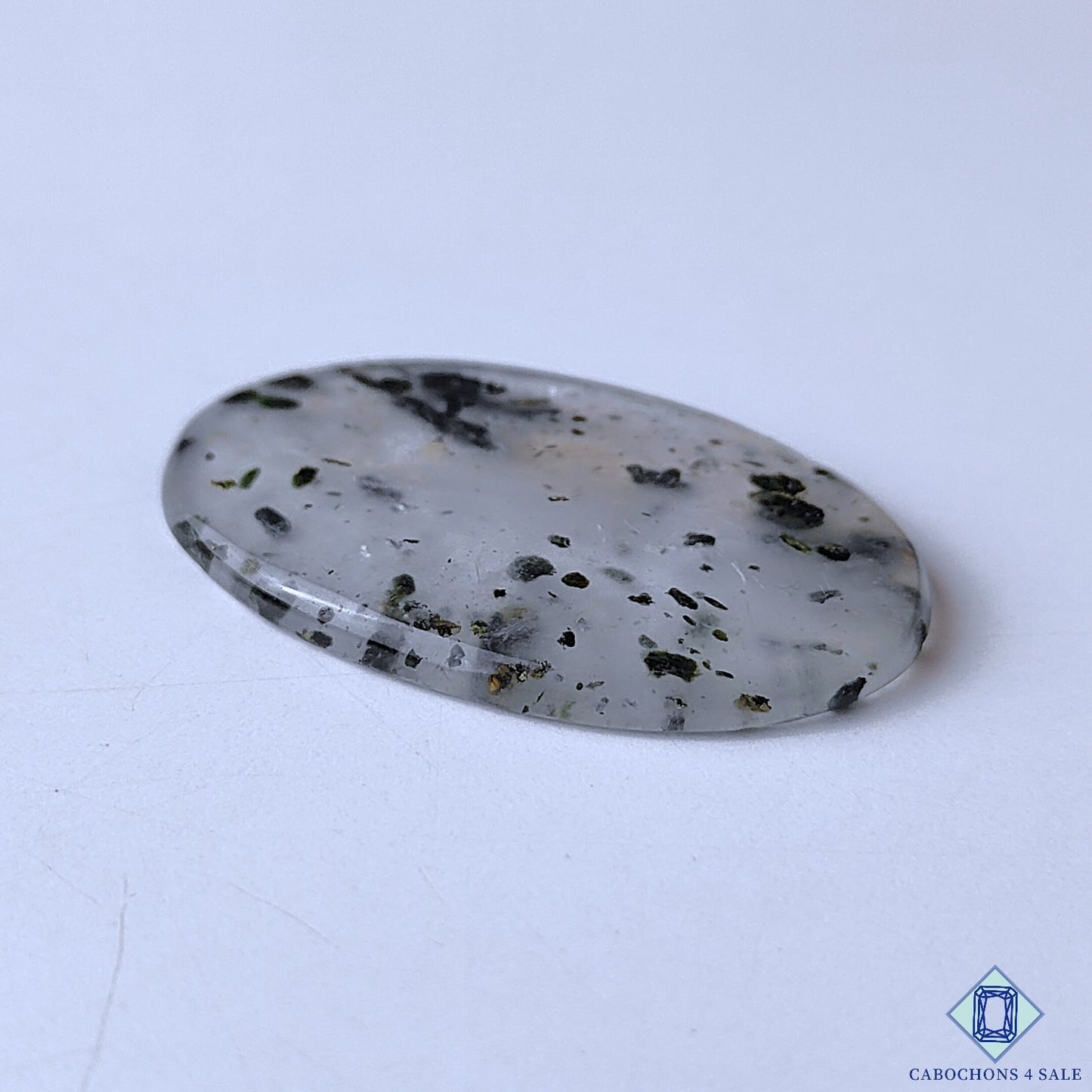 Green Tourmaline Quartz With Pyrite Inclusion