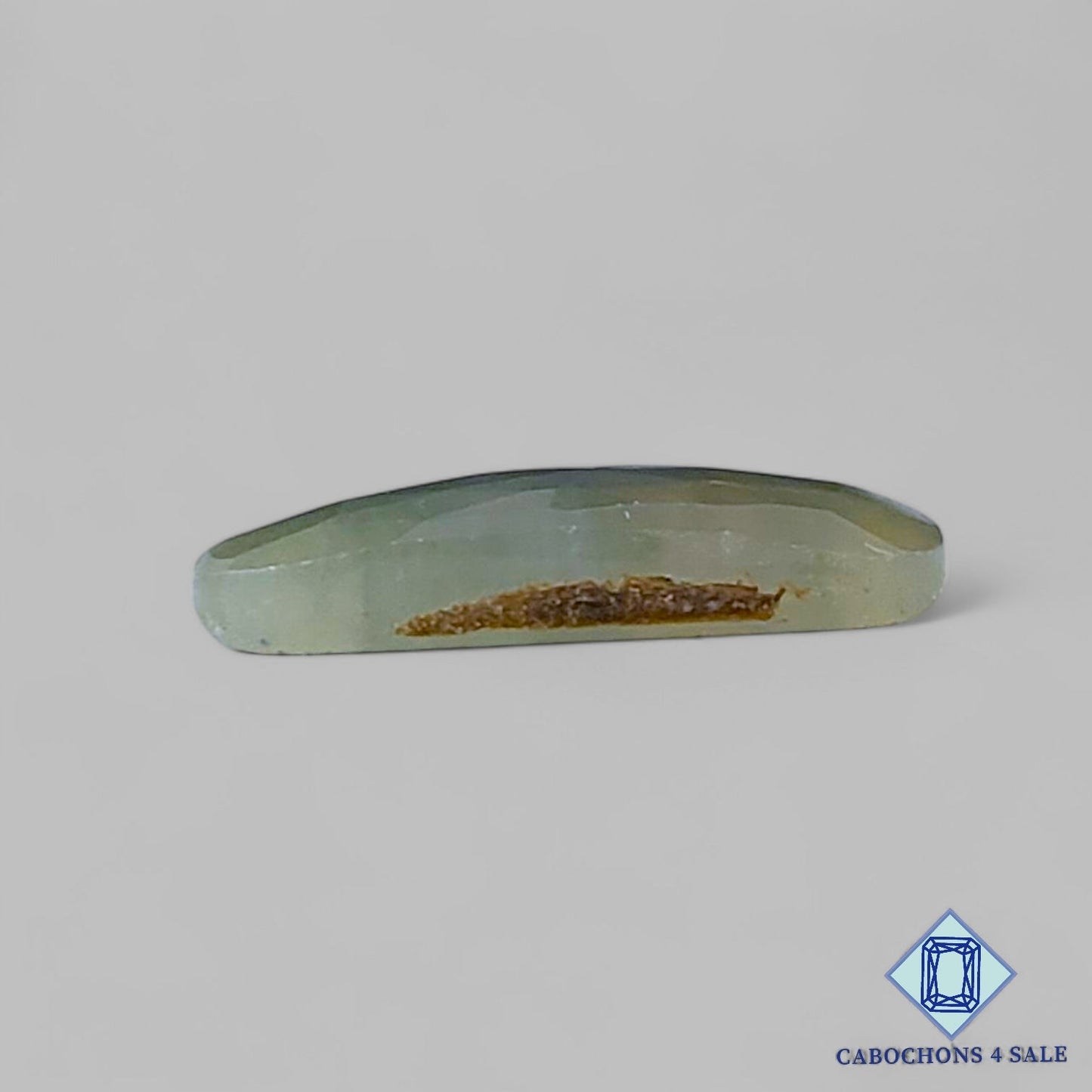 Natural Grey Sapphire Gemstone Fancy Rose Cut 17*9*3mm from Myanmar available for sale