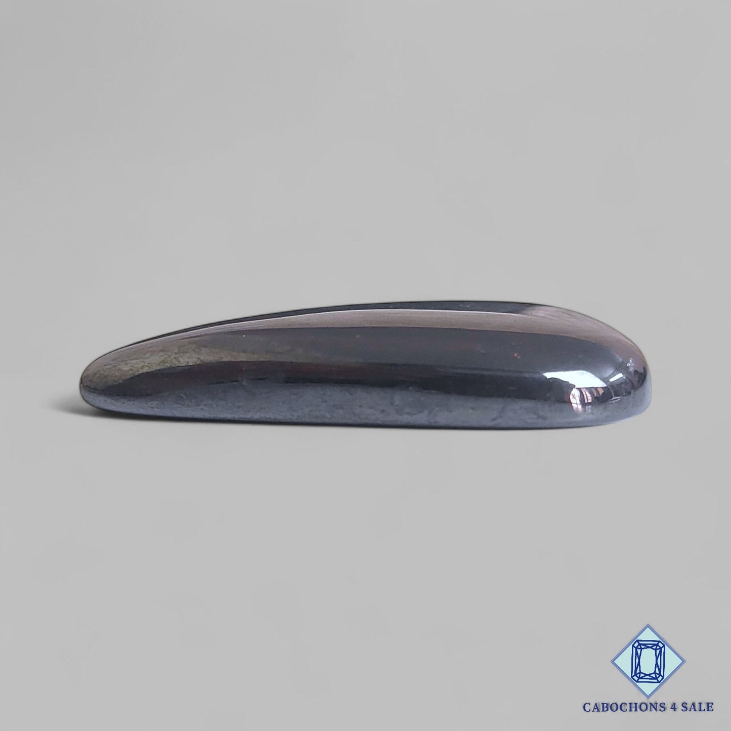 Cabujones de hematita natural en forma de pera, 34 x 22 x 5 mm, de Brasil, disponibles para la venta.