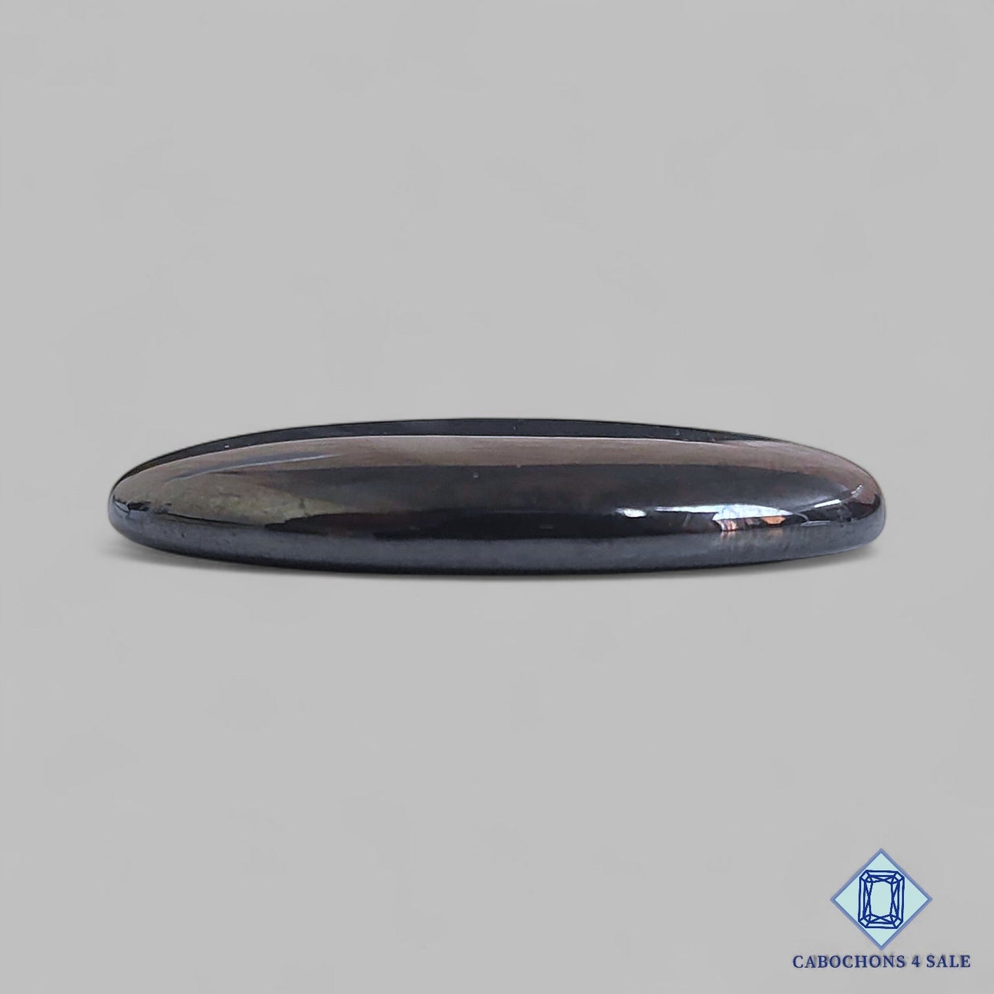 Natural Hematite Gemstone Oval Cabochons 37*23*5mm From Brazil available for sale