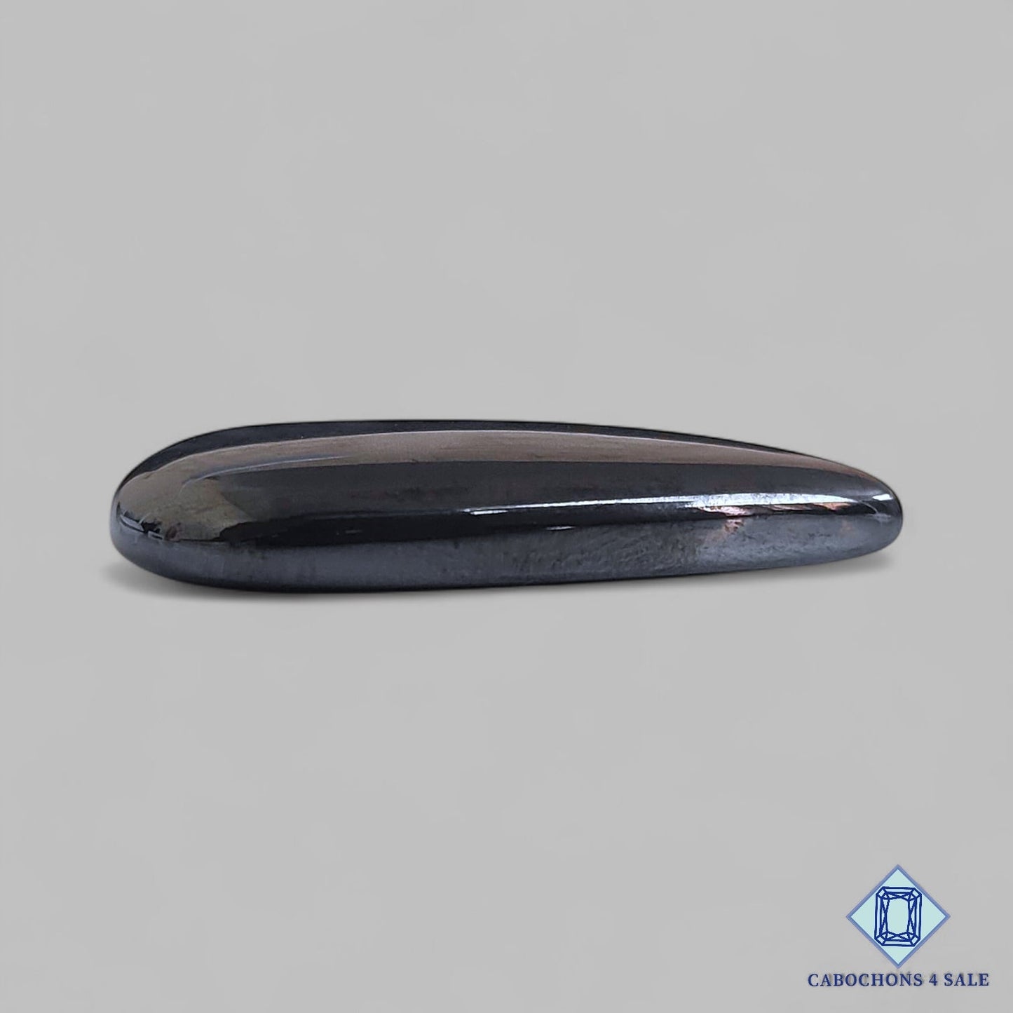 Cabujones de hematita natural en forma de pera, 36 x 22 x 6 mm, de Brasil, disponibles para la venta.