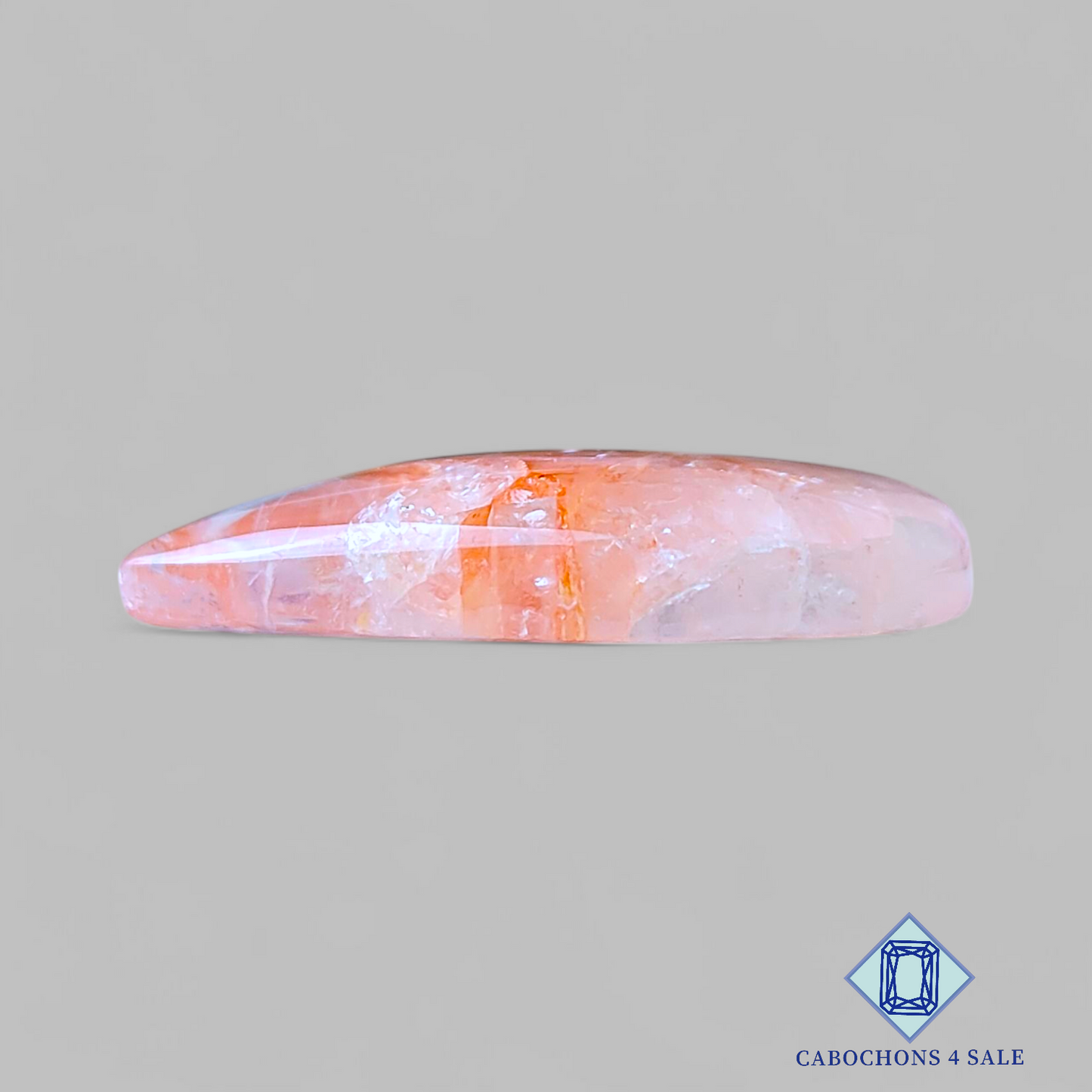 Hematite Quartz Pear Cabochons