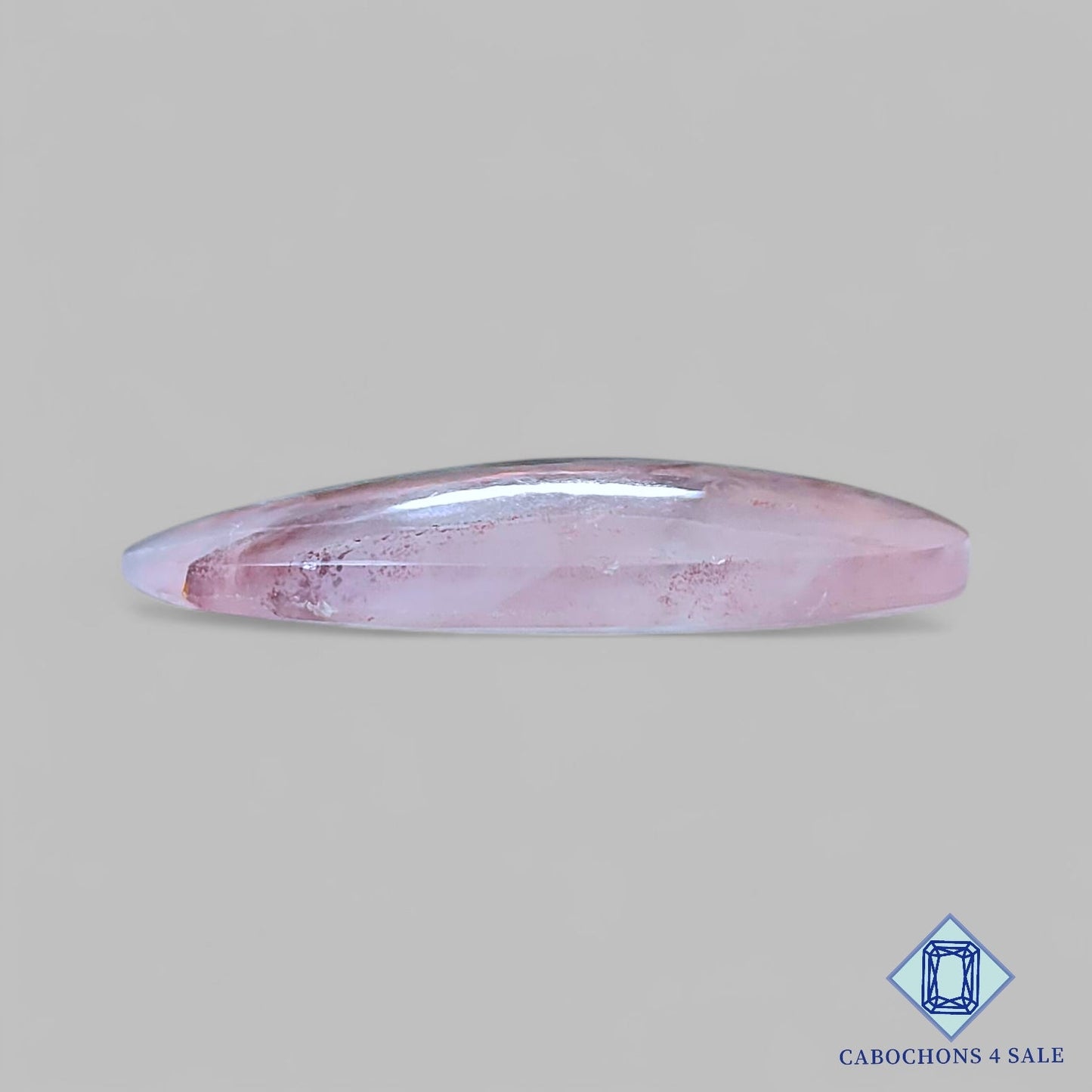 Natural Hematite Quartz Gemstone Oval Cabochons 35*23*5mm from Brazil available for sale