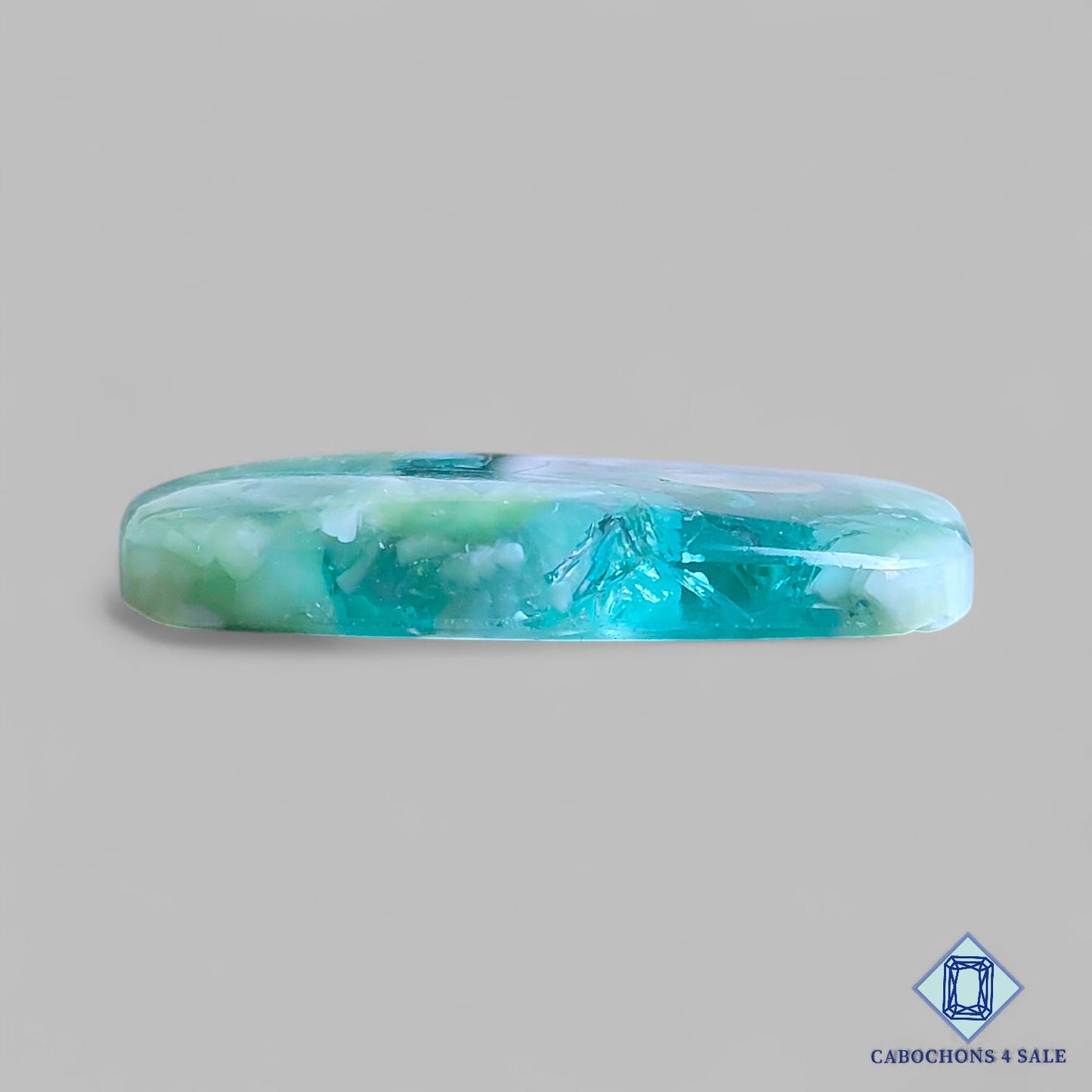 Natural Hemimorphite Gemstone Rectangle 43*29*7mm From Mexico available for sale