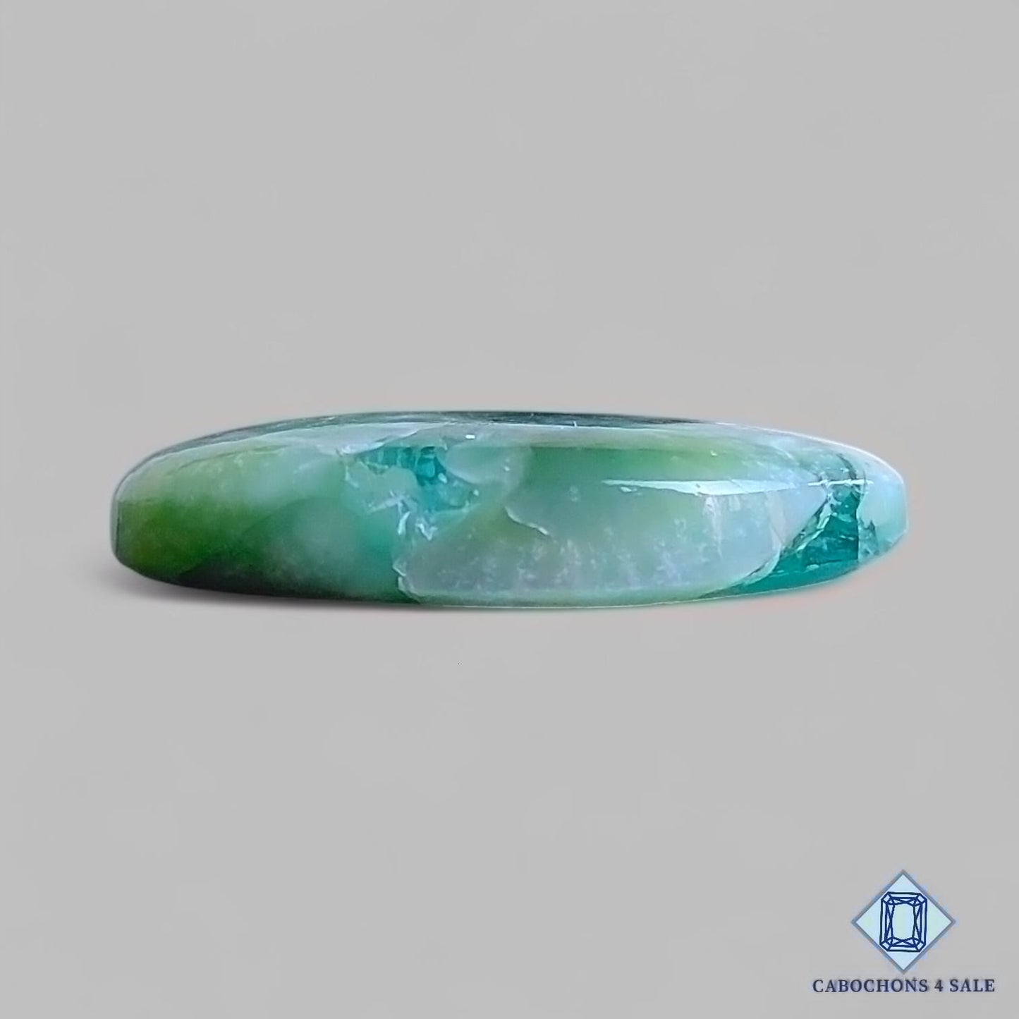 Natural Hemimorphite Gemstone Oval Cabochons 32*20*6mm From Mexico available for sale