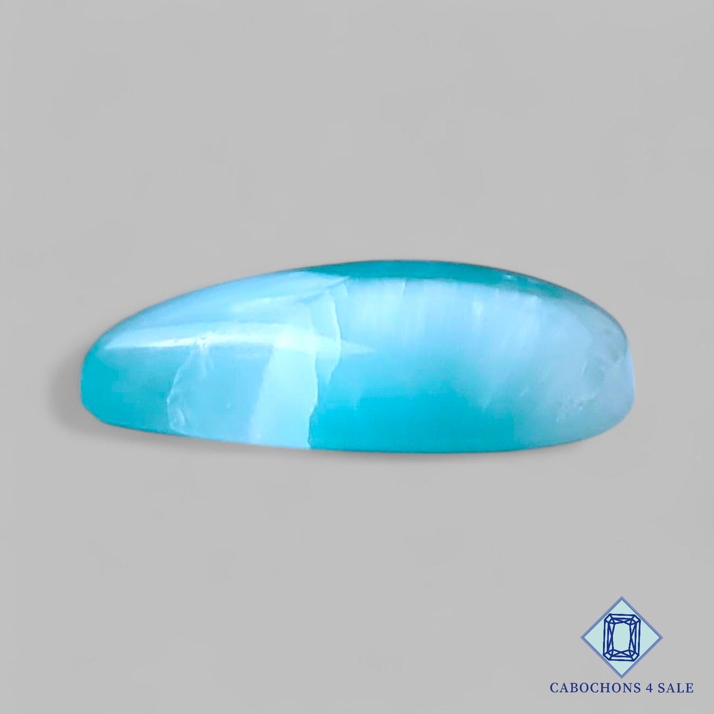 Natural Hemimorphite Gemstone Pear Cabochons 23*16*6mm from Mexico available for sale