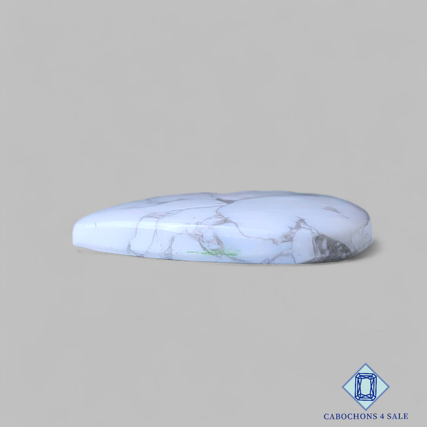 Howlite Pear Cabochons