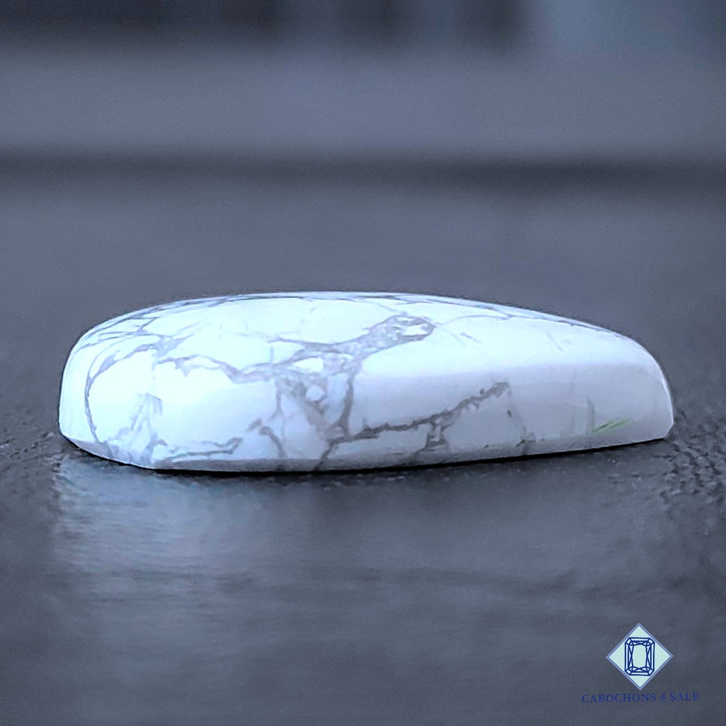 Natural Howlite Gemstone Pear Cabochons 25*20*5mm from California available for sale