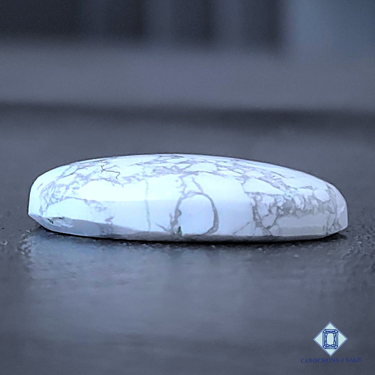 Natural Howlite Gemstone Oval Cabochons 26*18*6mm from California available for sale