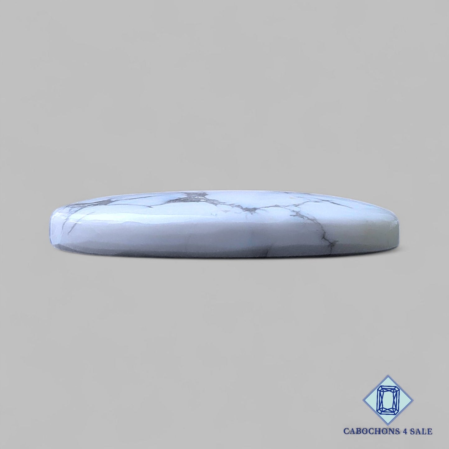 Natural Howlite Gemstone Oval Cabochons 44*25*7mm from California available for sale