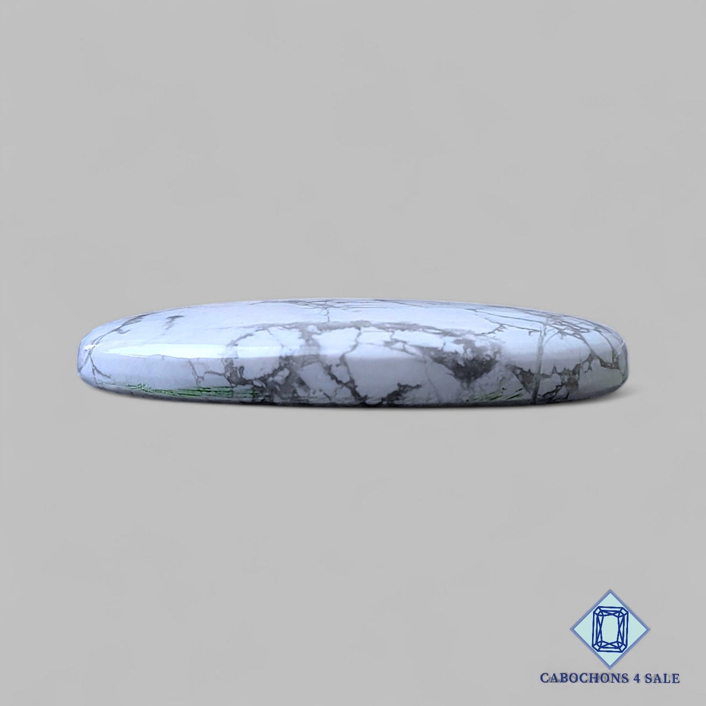 Natural Howlite Gemstone Oval Cabochons 42*27*6mm from California available for sale