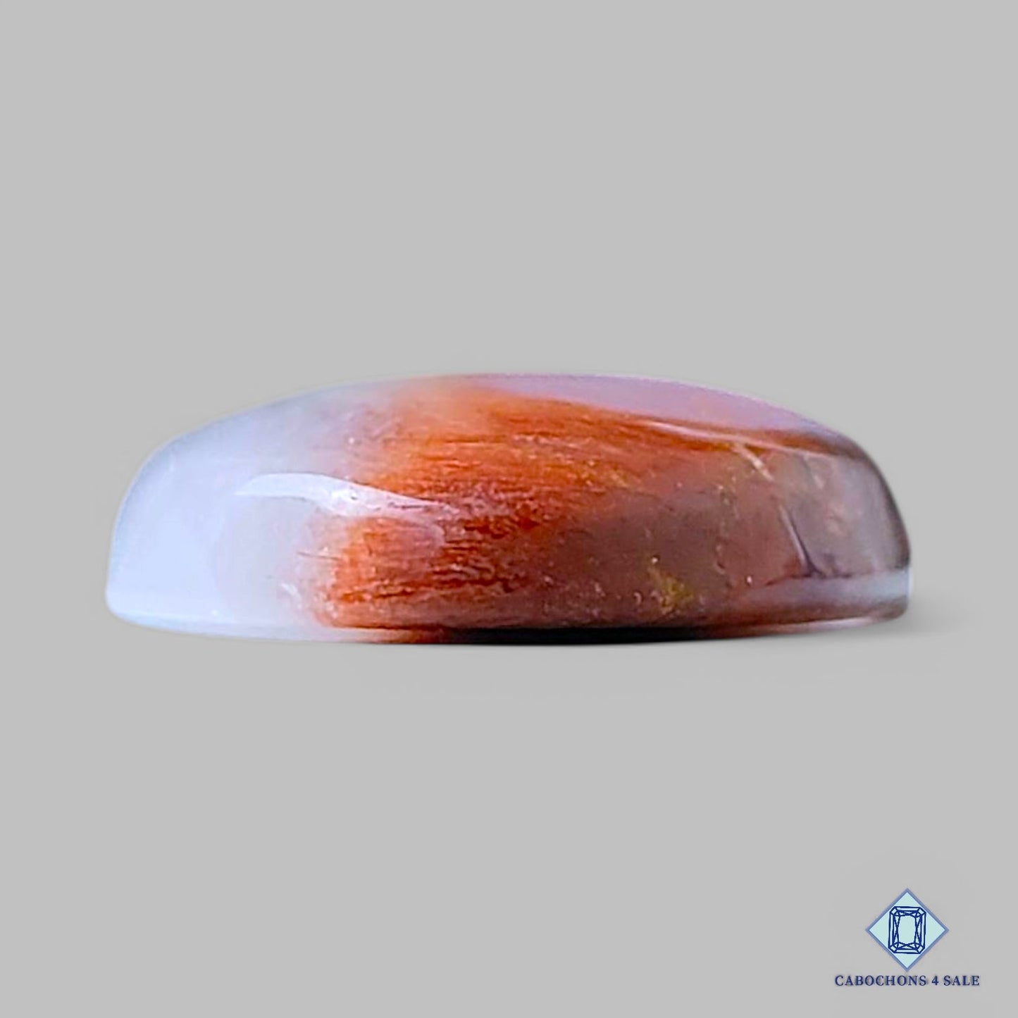 Cabujones ovalados de ágata húngara natural de 32 x 20 x 6 mm, procedentes de Hungría, disponibles para la venta.