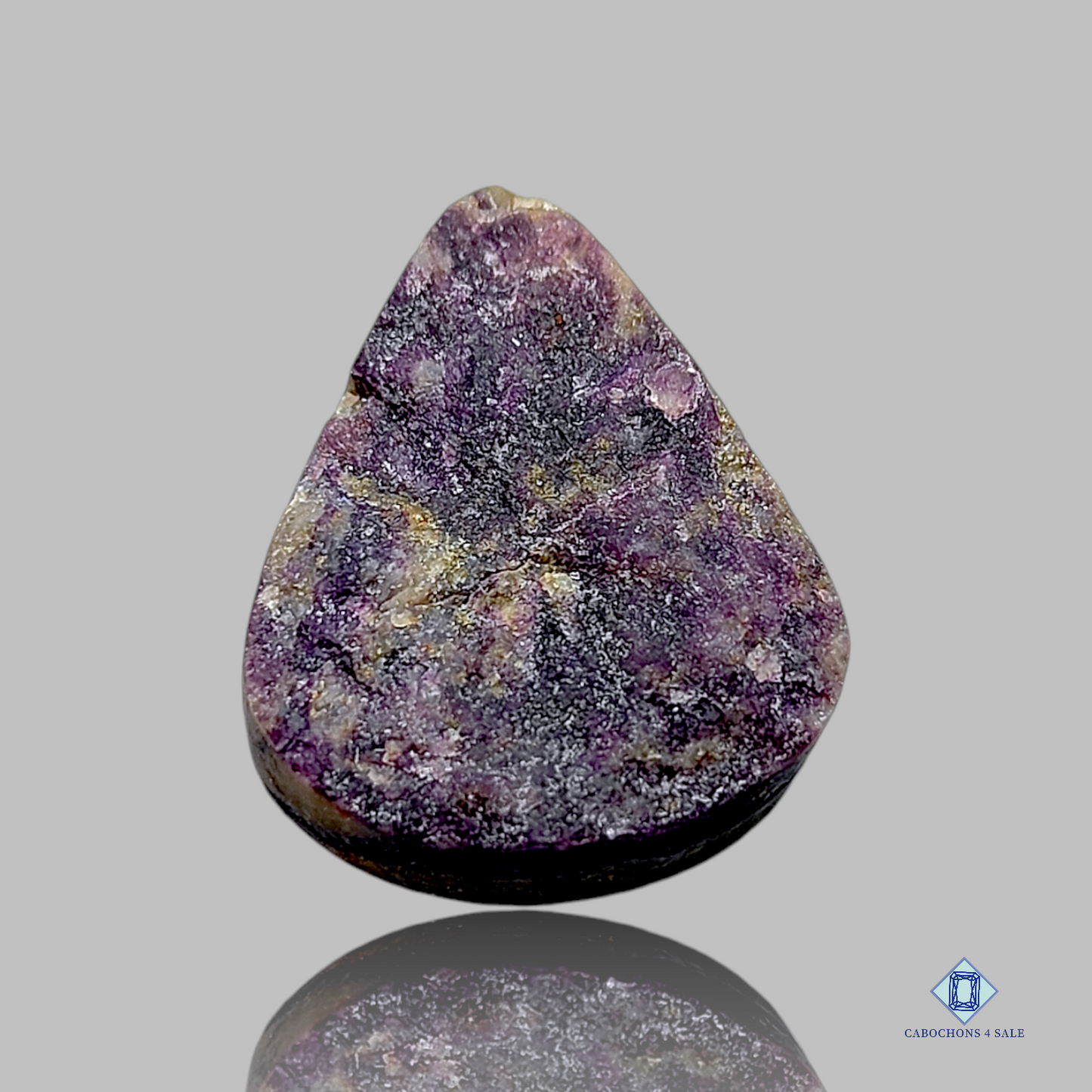 Lepidolith-Birne-Druzy