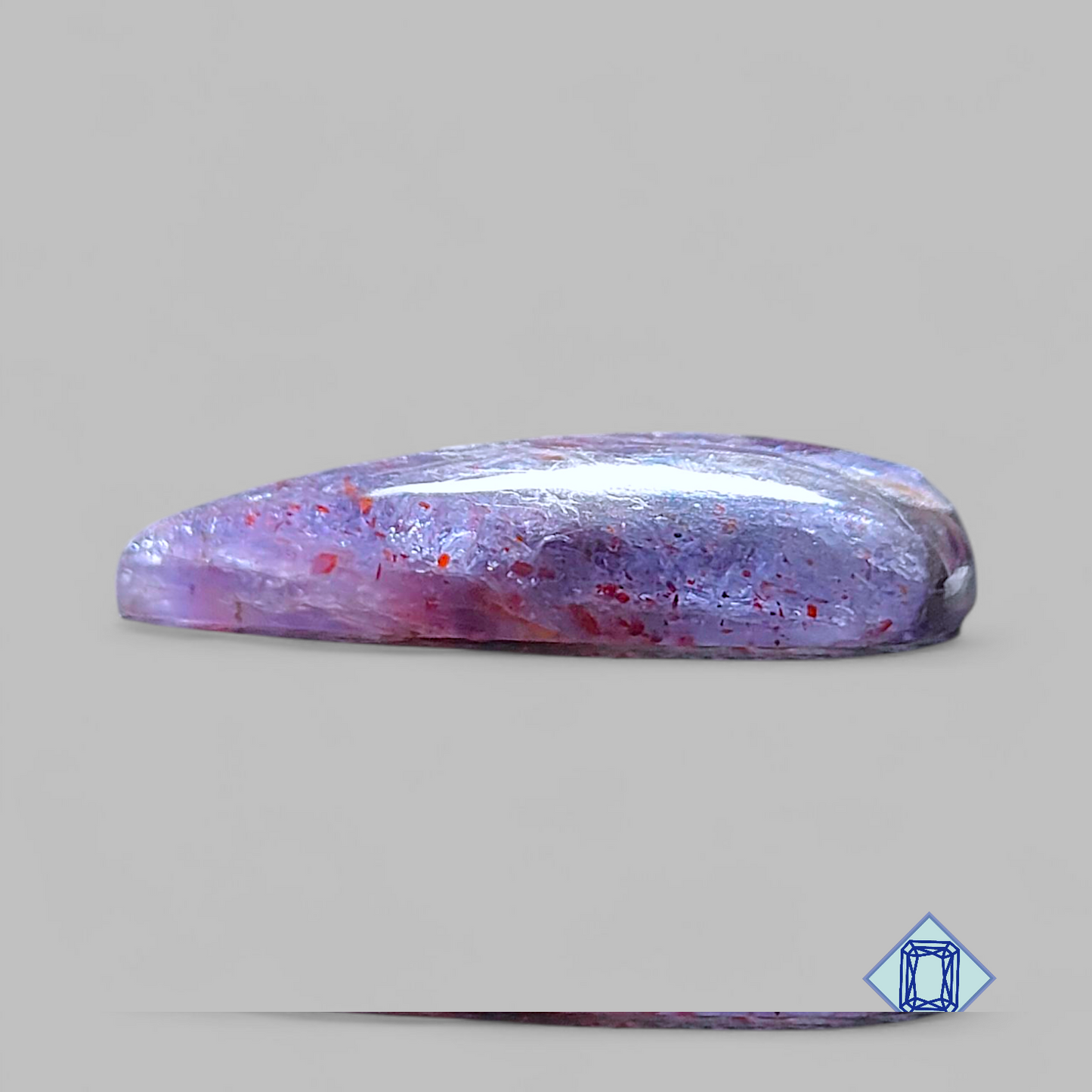 Iolite Sunstone Pear Cabochons