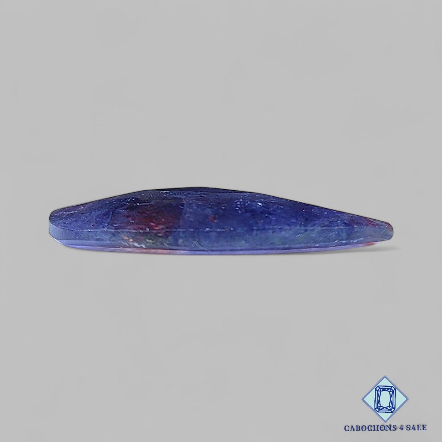 Natural Iolite Sunstone Gemstone Pear Rose Cut 34*19*5mm available for sale