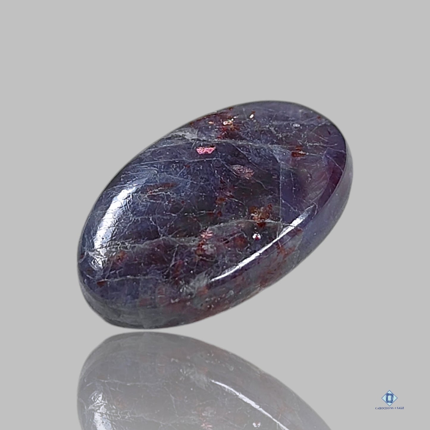 Iolite Sunstone Oval Cabochons