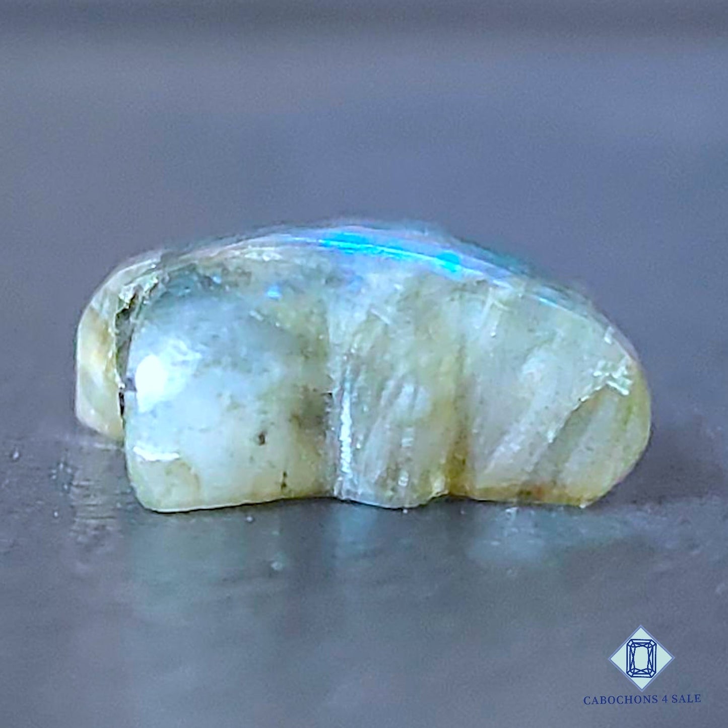 Natural Blue Labradorite Gemstone Fancy Carvings 19*13*6mm from Madagascar available for sale